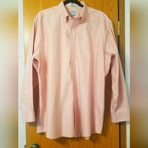 L. L. Bean Wrinkle Free Traditional Fit Shirt Size 17 34